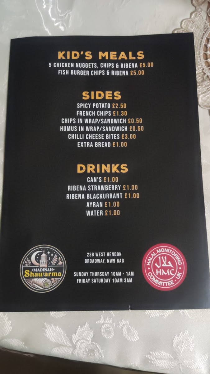 Madinah Shawarma Photo Menu 6
