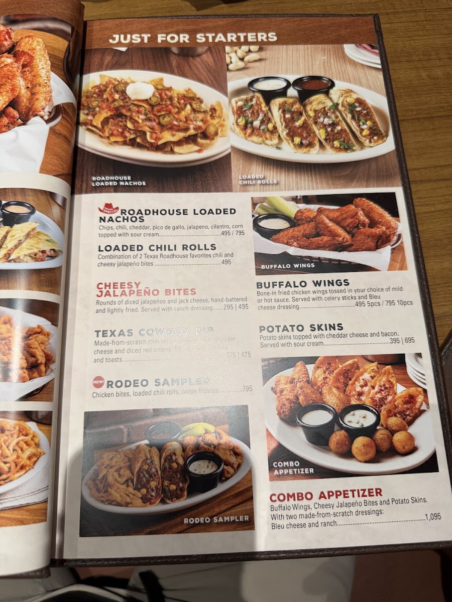 Texas Roadhouse - Vermosa Photo Menu 1
