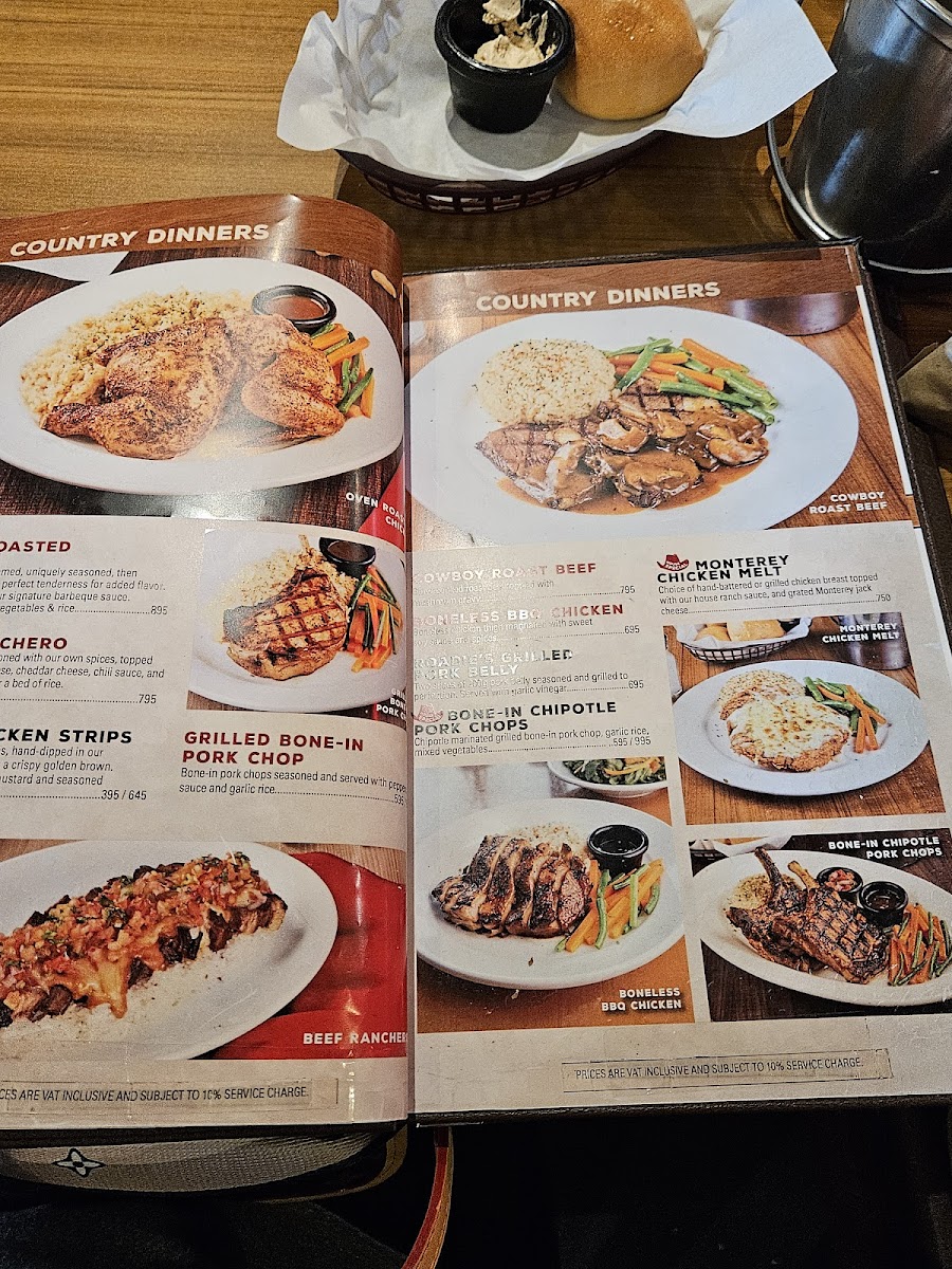 Texas Roadhouse - Vermosa Photo Menu 2