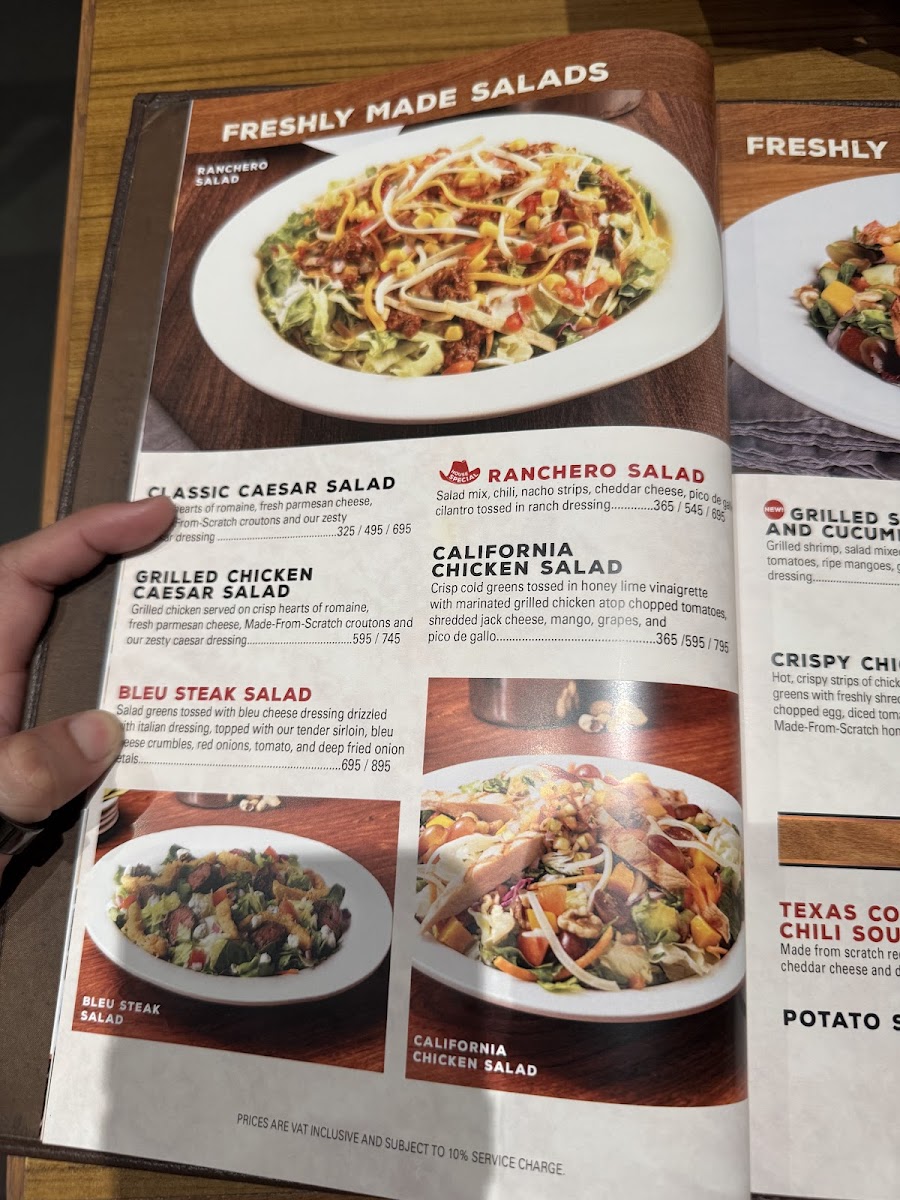 Texas Roadhouse - Vermosa Photo Menu 4