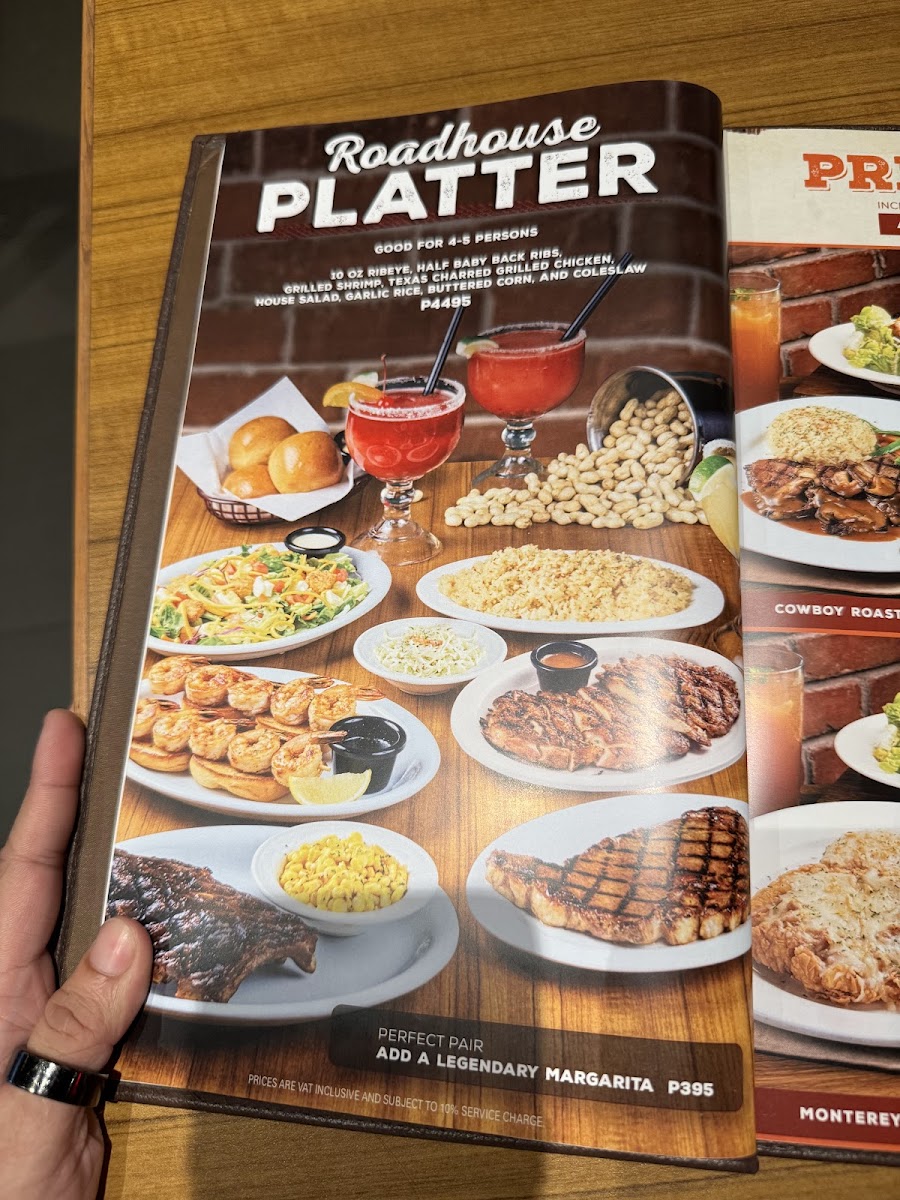 Texas Roadhouse - Vermosa Photo Menu 8