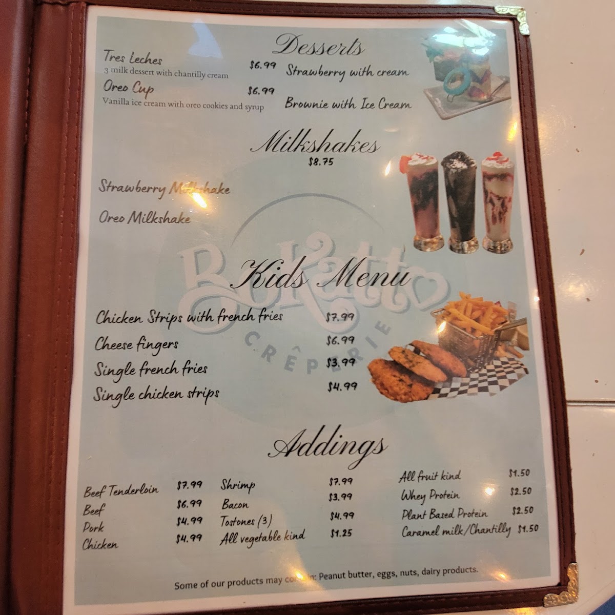Bokatto Creperie Photo Menu 10