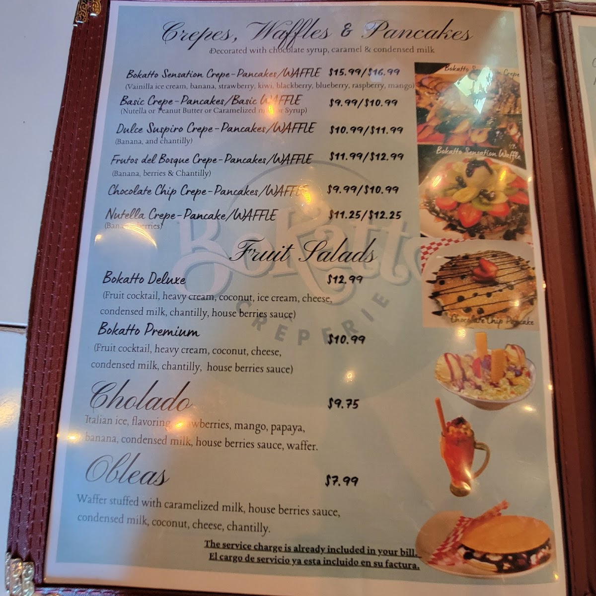 Bokatto Creperie Photo Menu 9
