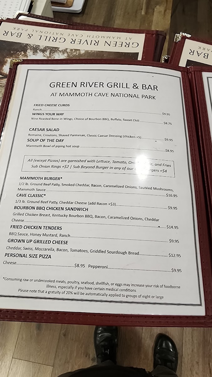Green River Grill Photo Menu 1