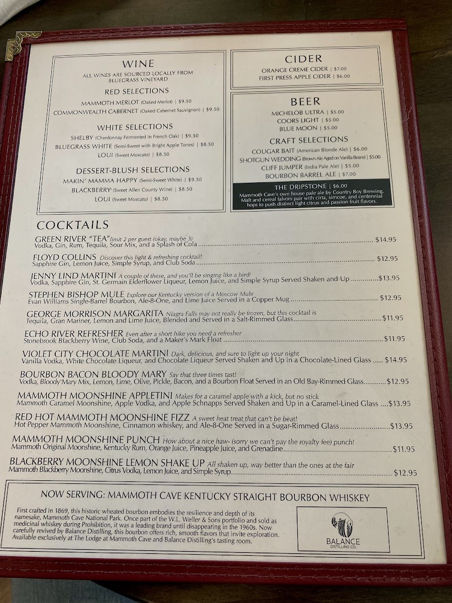 Green River Grill Photo Menu 2