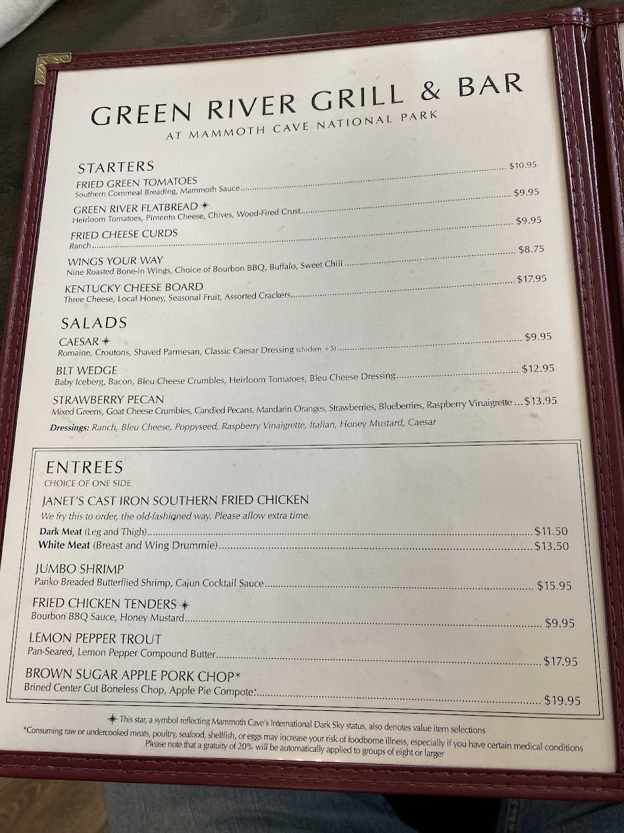 Green River Grill Photo Menu 3