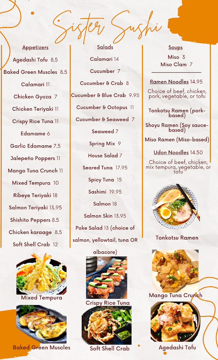 Sister Sushi & Grilled Photo Menu 3