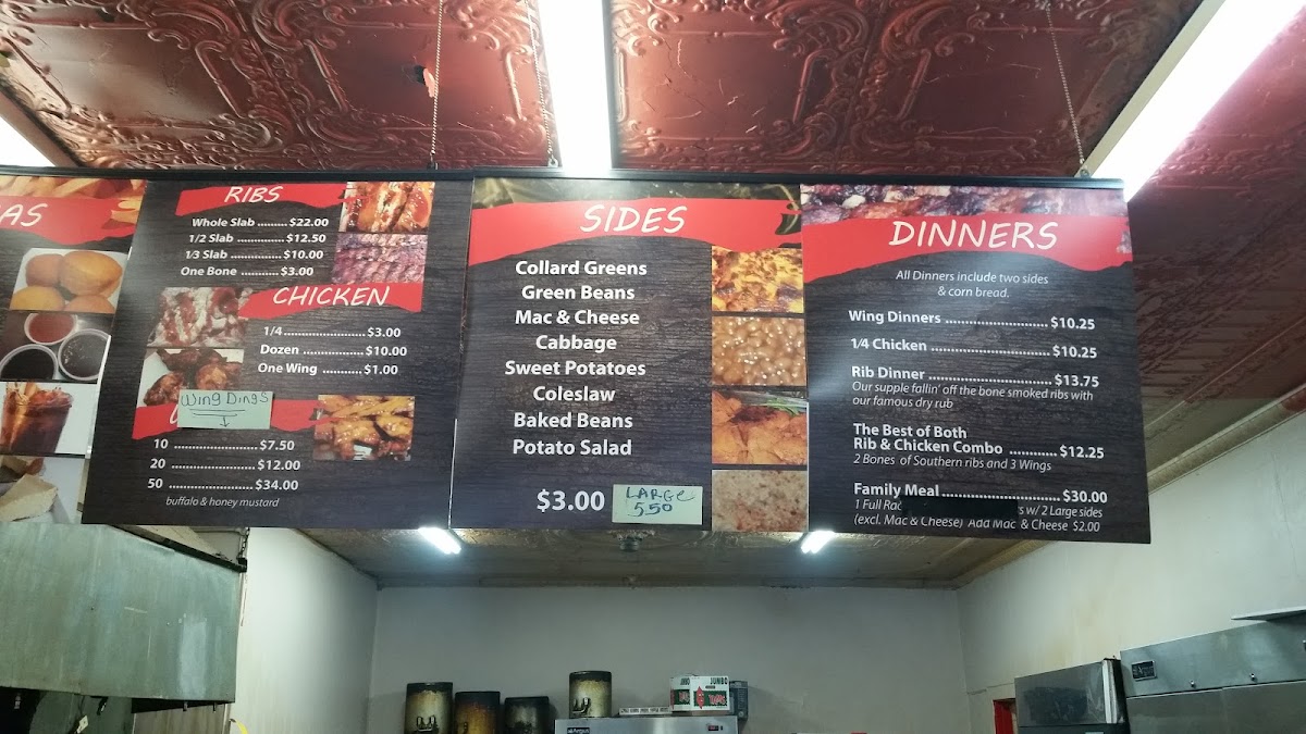 Z-Best Barbeque Chicken & Ribs Photo Menu 1
