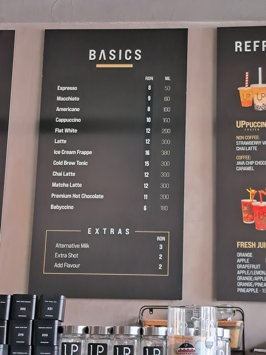 UP Specialty Coffee Photo Menu 3