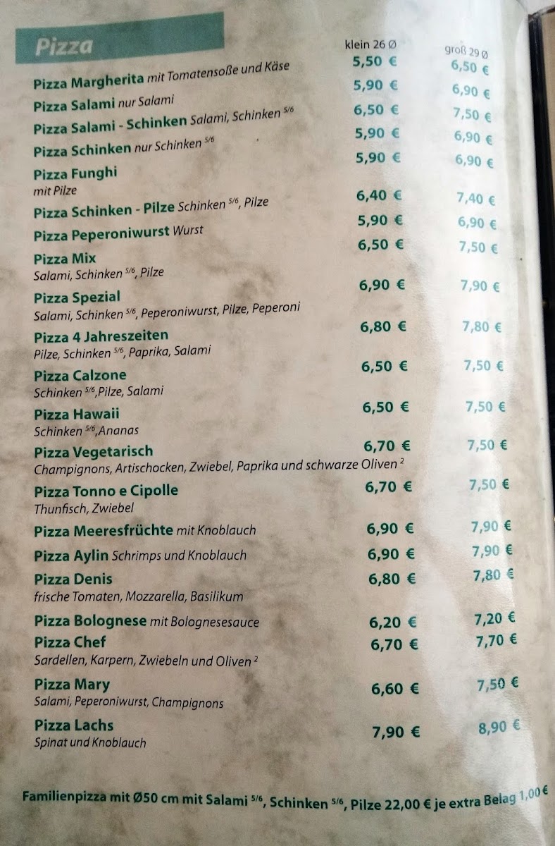 Pizzeria Saim Photo Menu 4