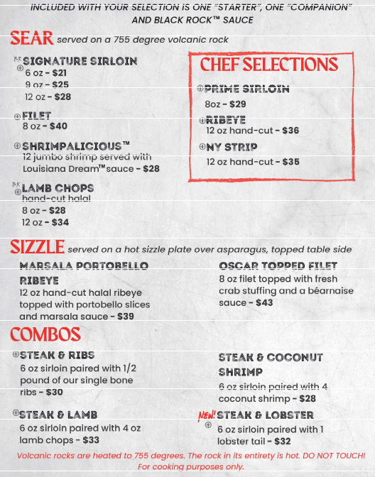 Black Rock Bar & Grill Photo Menu 1