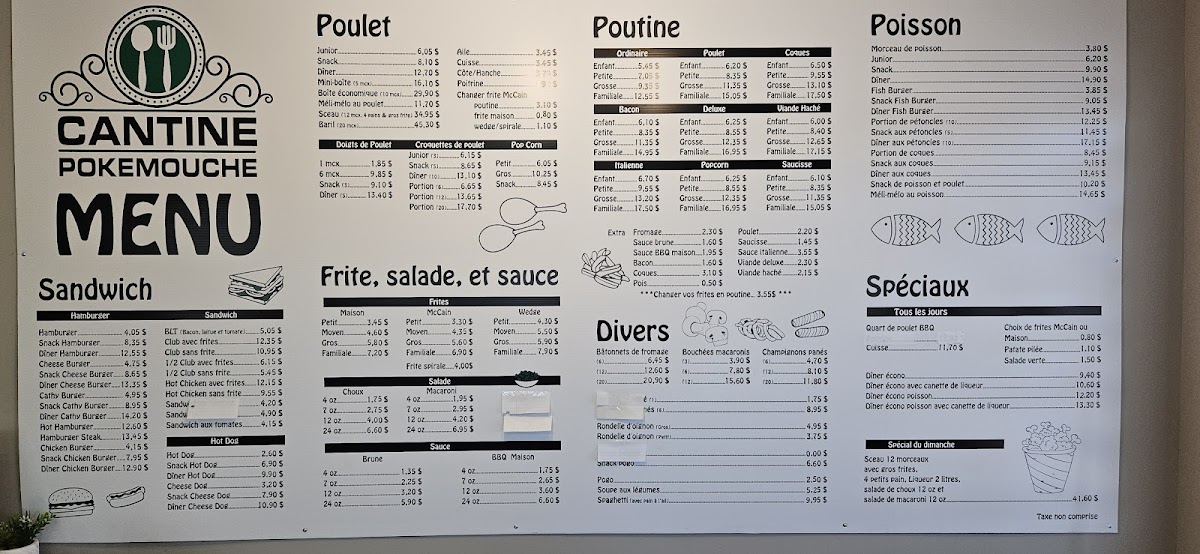 Cantine Pokemouche Photo Menu 1