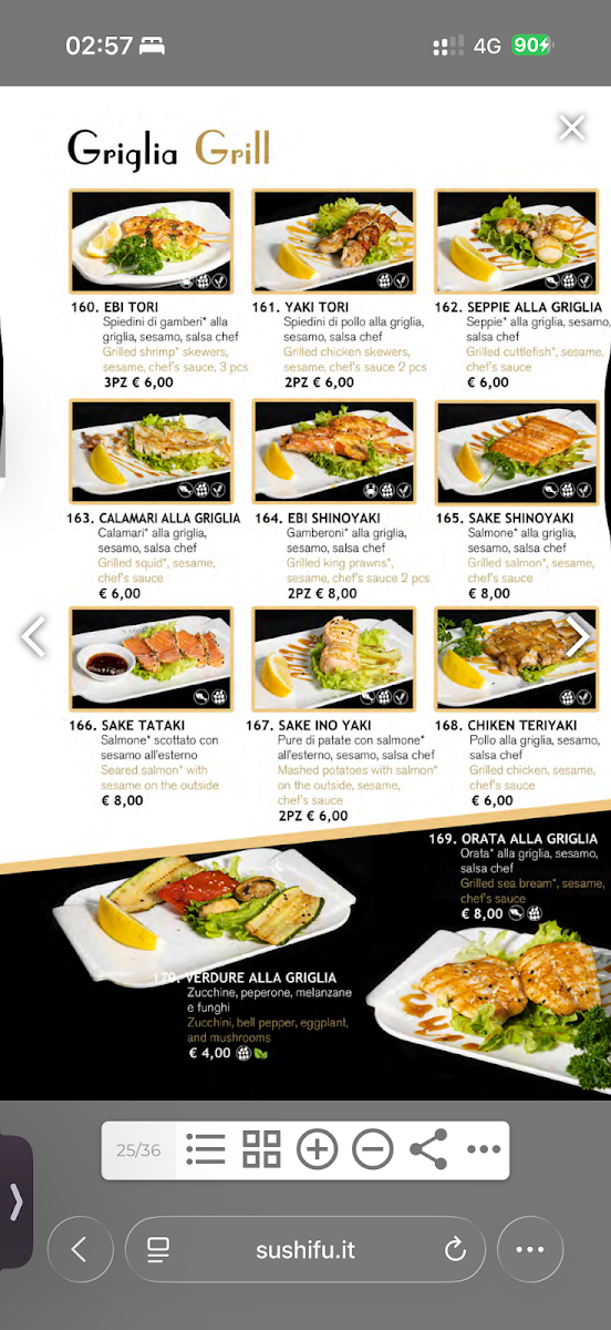 Sushi fu ristorante Giapponese Photo Menu 4