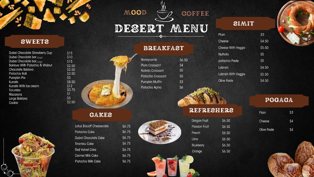 MOOD COFFEE Photo Menu 1