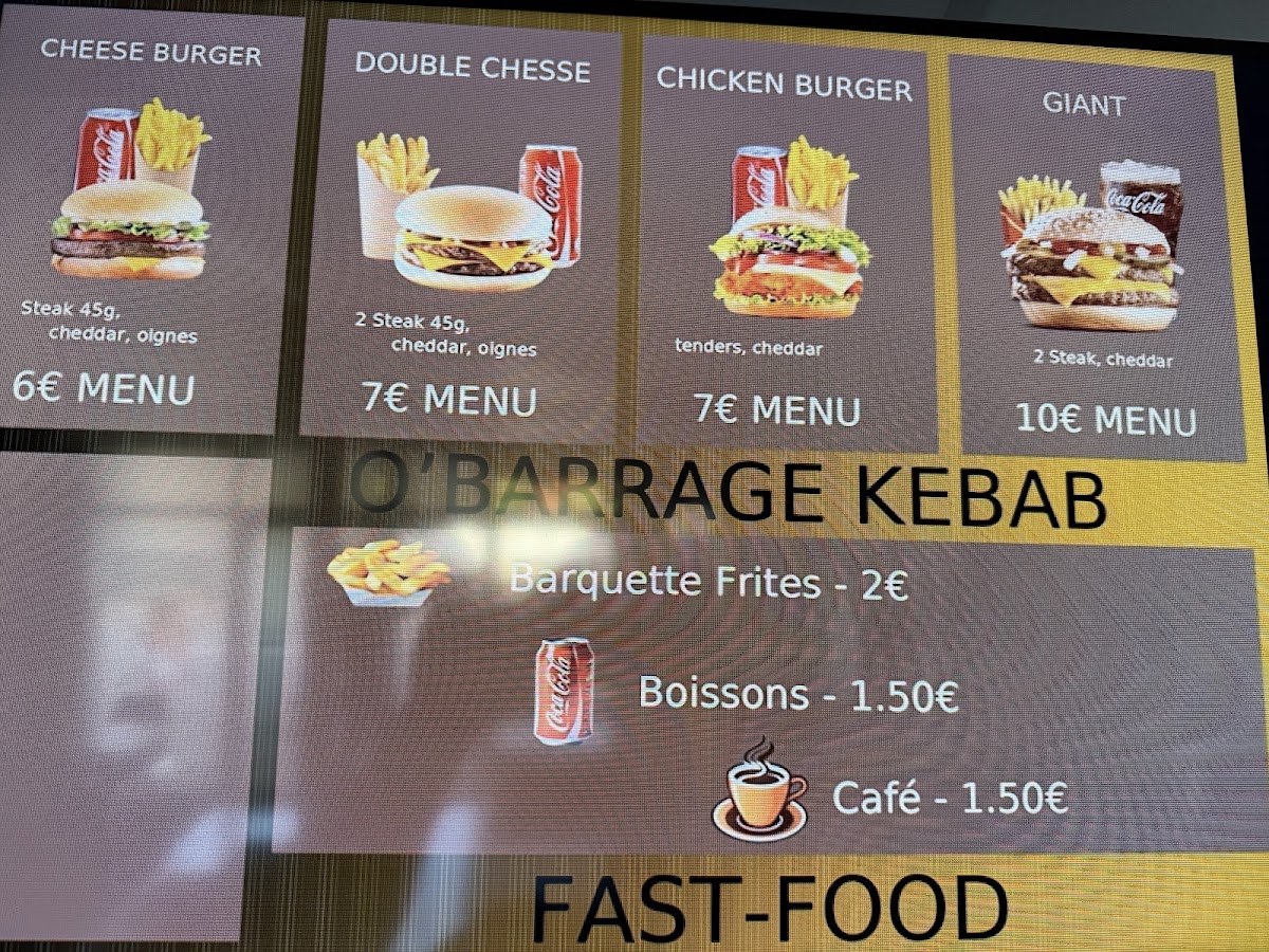 O’barrage kebab Photo Menu 2