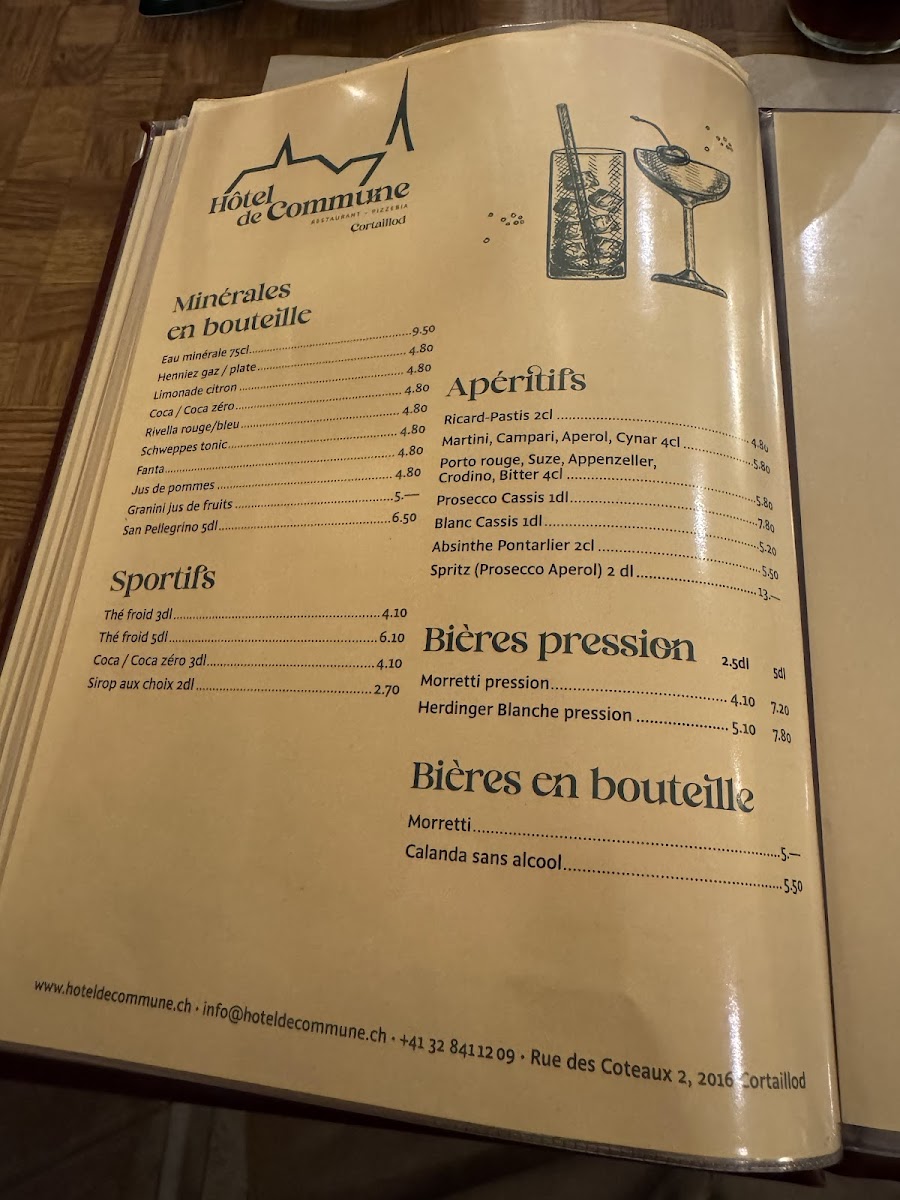 Restaurant - Pizzeria Hôtel de commune Photo Menu 3