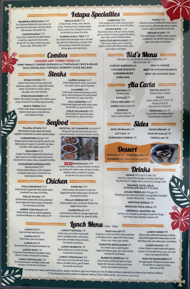 Ixtapa mexican grill & cantina Photo Menu 2