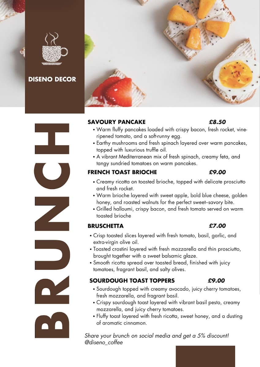 Diseno coffee Photo Menu 3