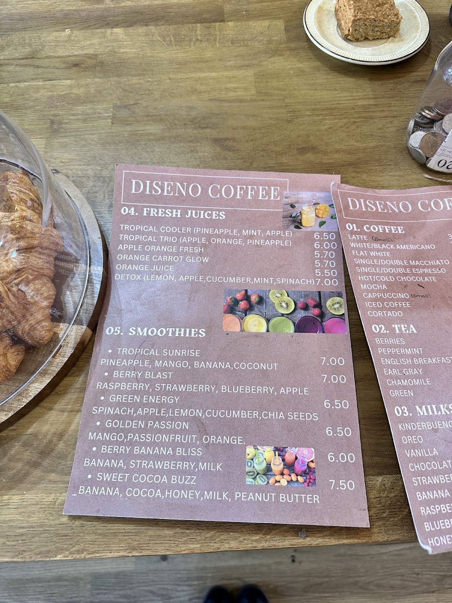 Diseno coffee Photo Menu 5