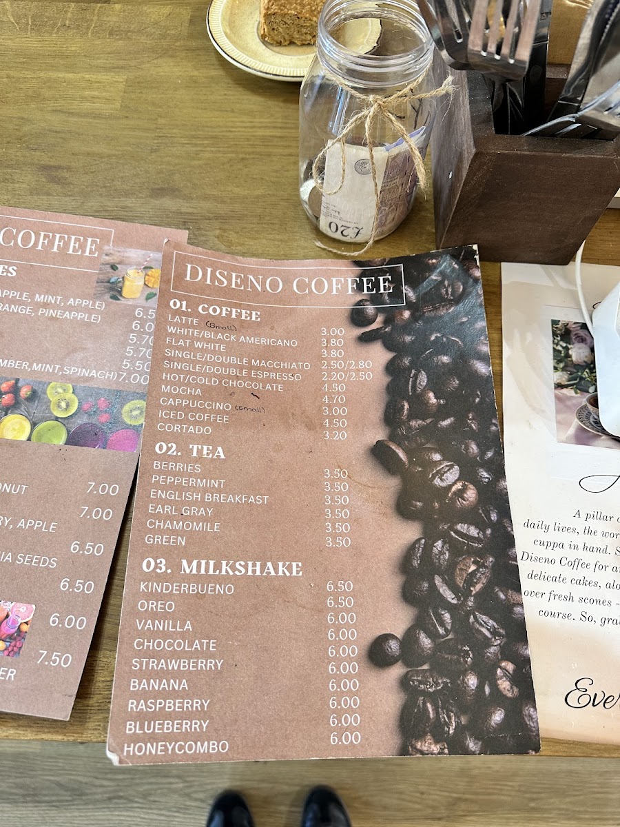Diseno coffee Photo Menu 7