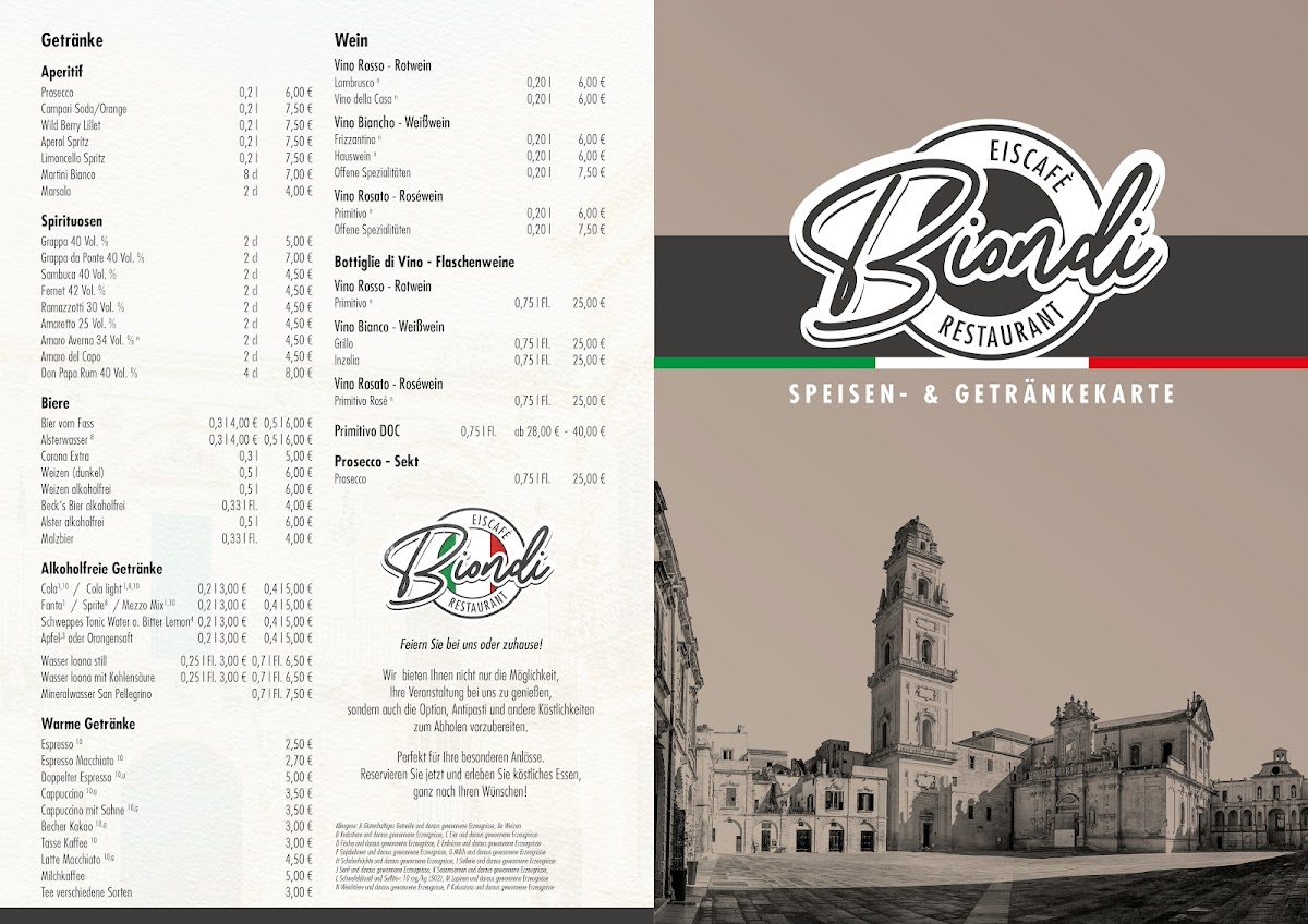 Biondi Eiscafé & Restaurant Photo Menu 6