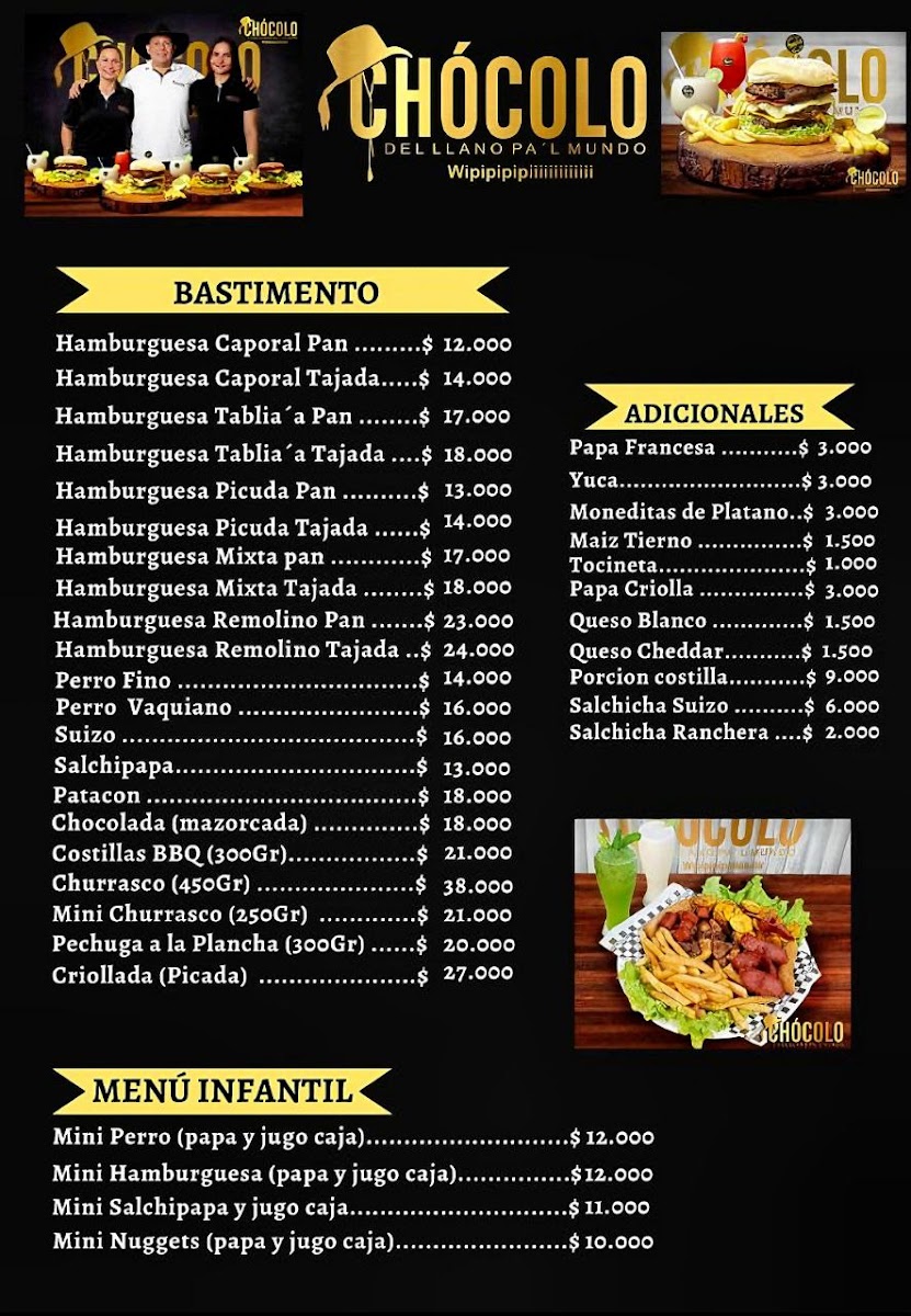 Comidas Chócolo Photo Menu 1