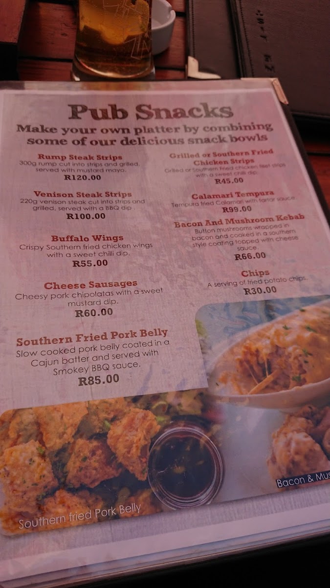 Occidental Bar Photo Menu 7