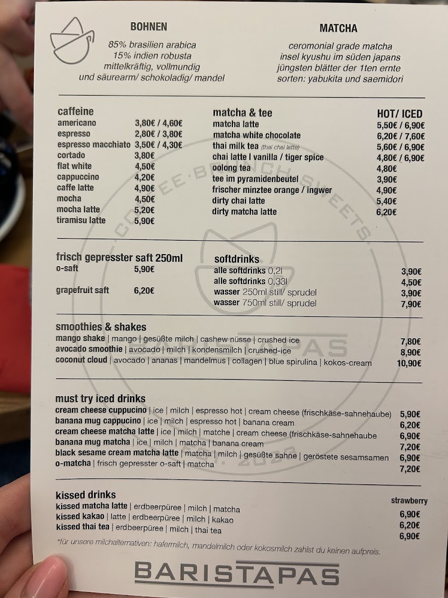Café BARISTAPAS Brunch & Lunch Photo Menu 2