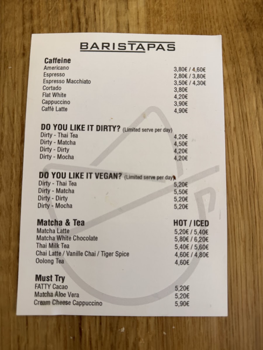 Café BARISTAPAS Brunch & Lunch Photo Menu 7