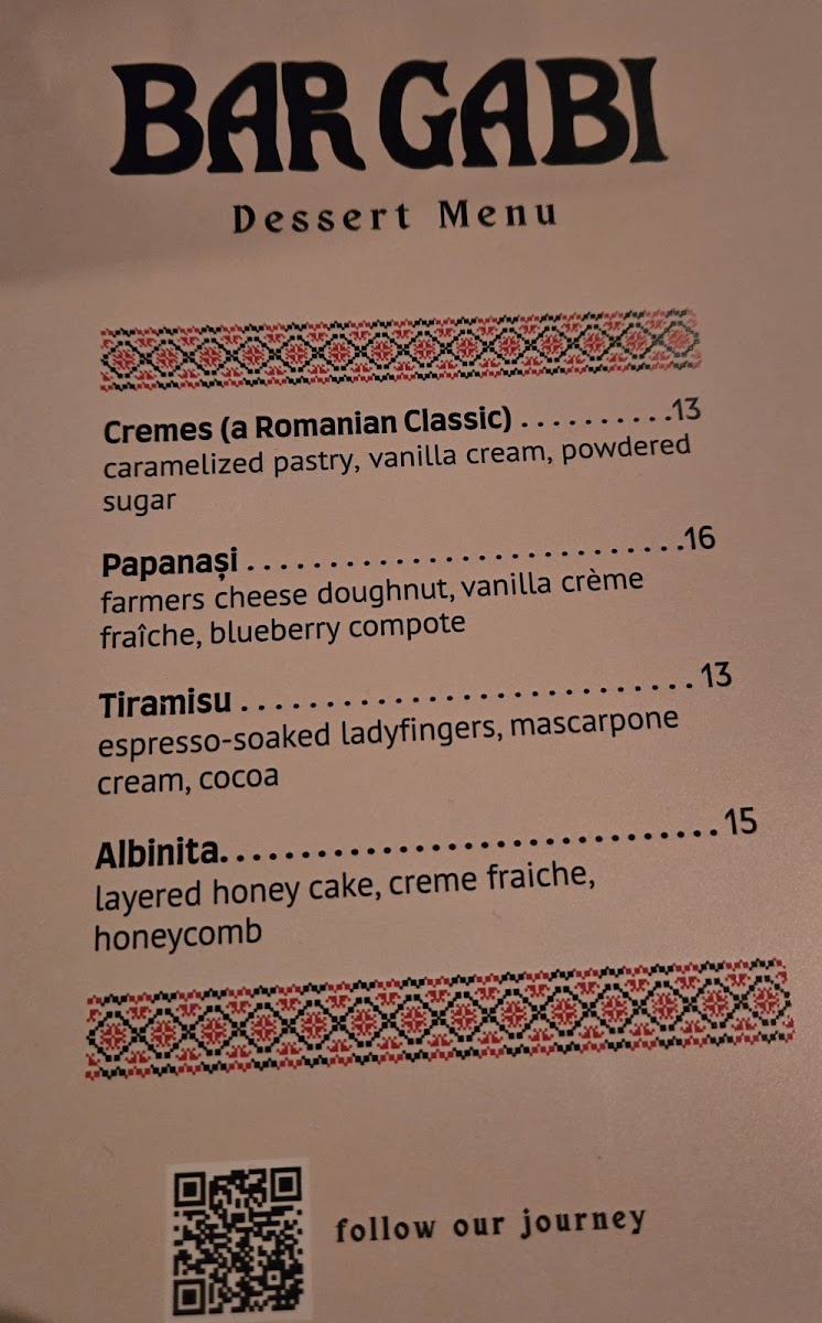 Bar Gabi Photo Menu 3