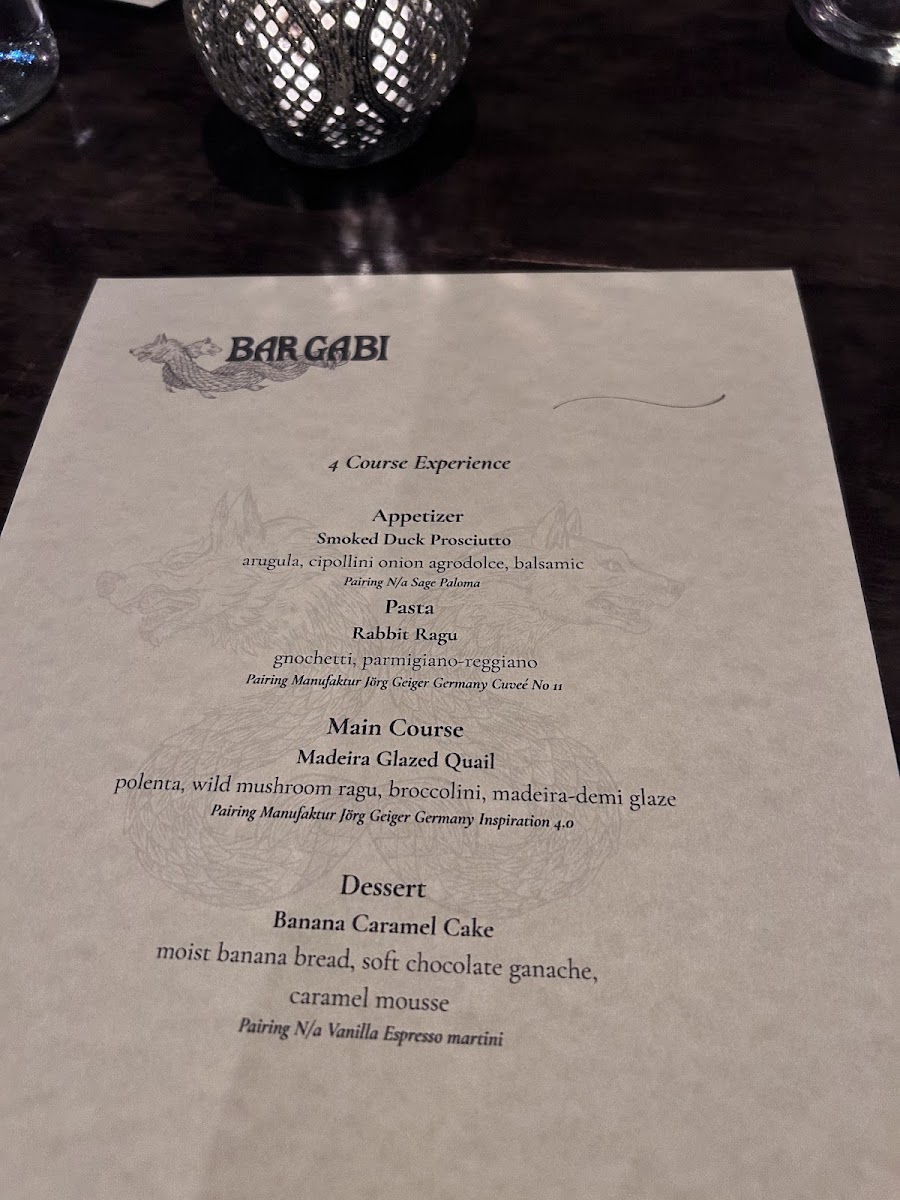 Bar Gabi Photo Menu 7