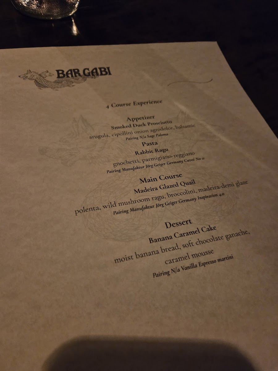 Bar Gabi Photo Menu 9