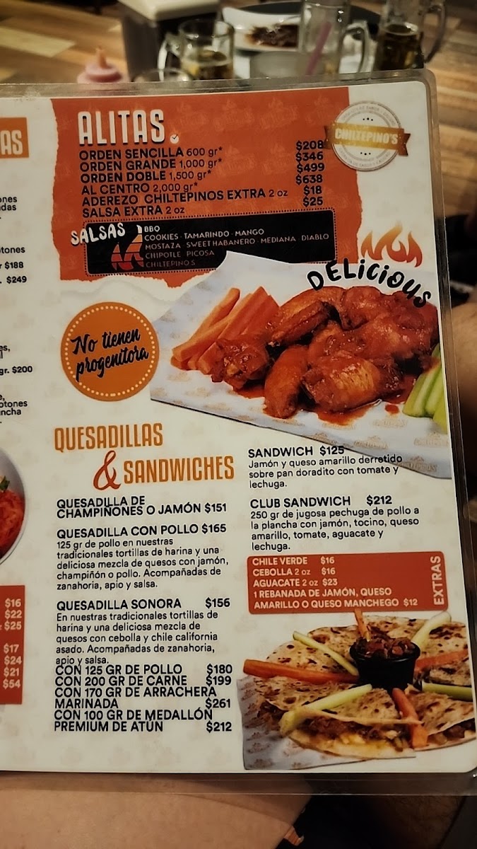 Chiltepinos Wings San Carlos Photo Menu 3