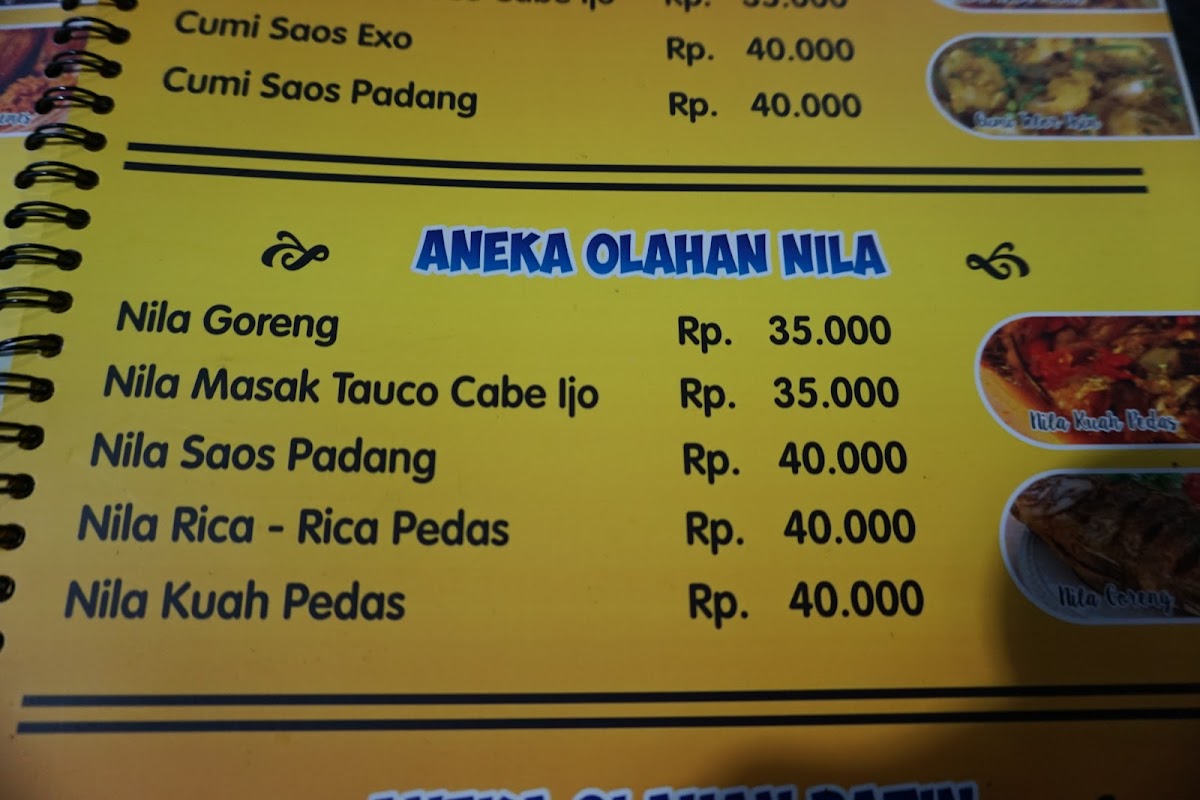 Resto Ikan Bakar 88 dan kolam renang Photo Menu 10