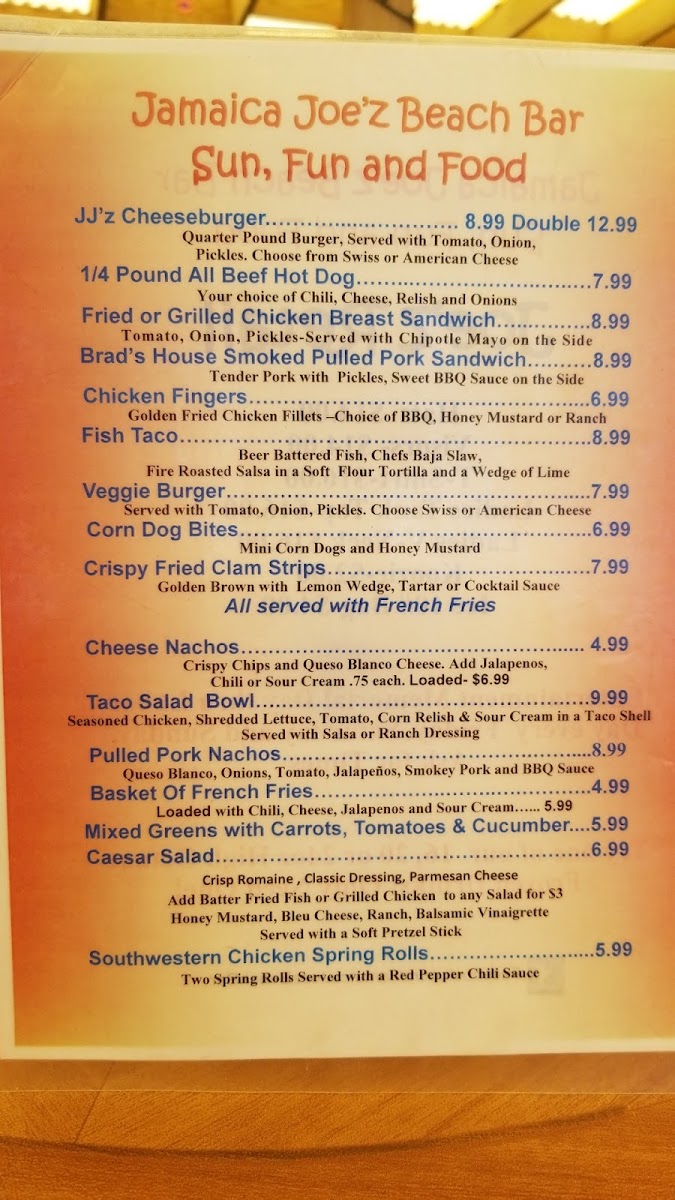 Jamaica Joe'z Photo Menu 8
