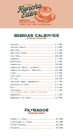 Restaurante Rancho Eden Photo Menu 4