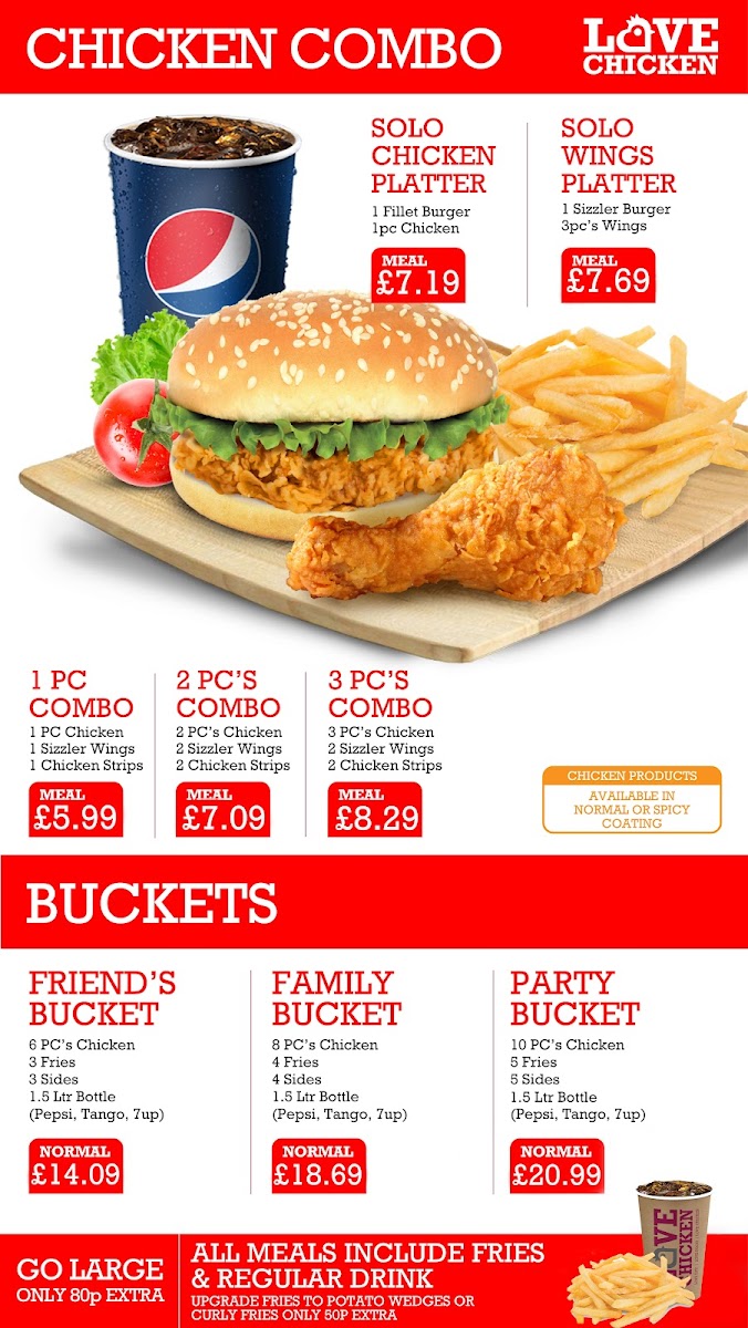 Love Chicken Photo Menu 4