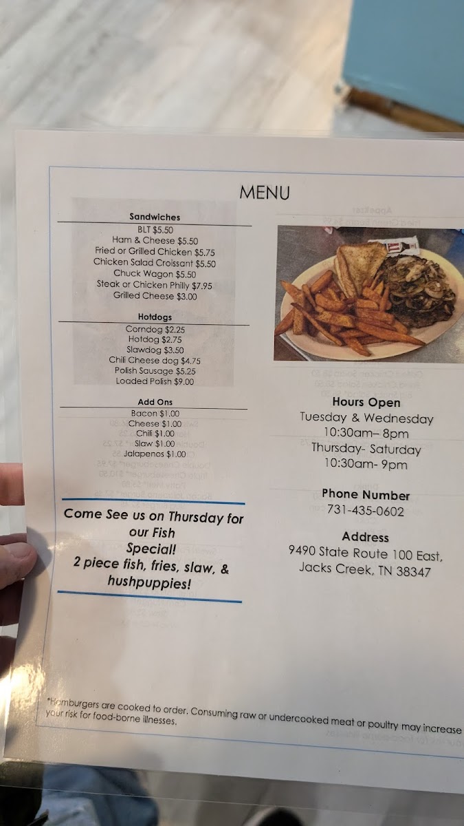 Jack’s Creek Grill and Go Photo Menu 4
