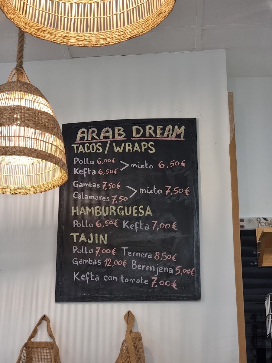Arab Dream Photo Menu 2