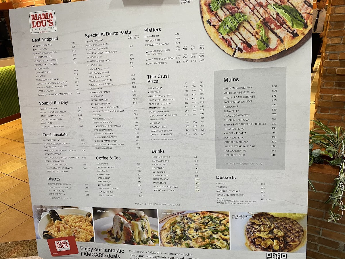 Mama Lou's Italian Kitchen - Gateway Mall I Photo Menu 9