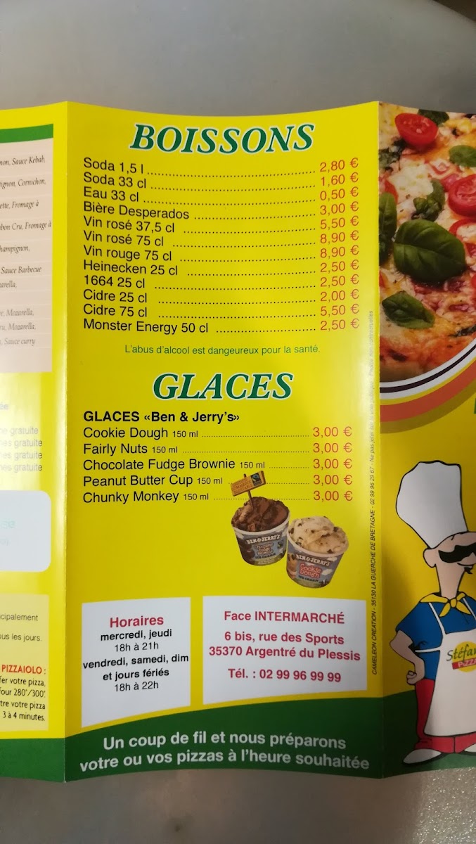 Stefano Pizza Photo Menu 4