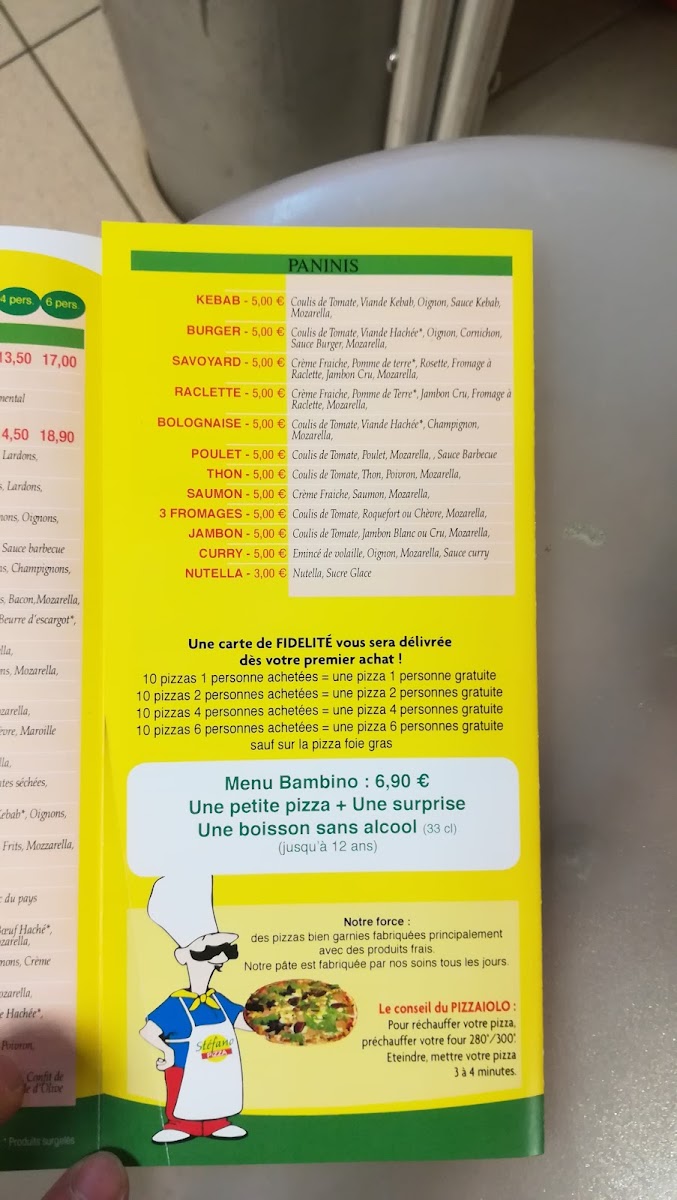 Stefano Pizza Photo Menu 7