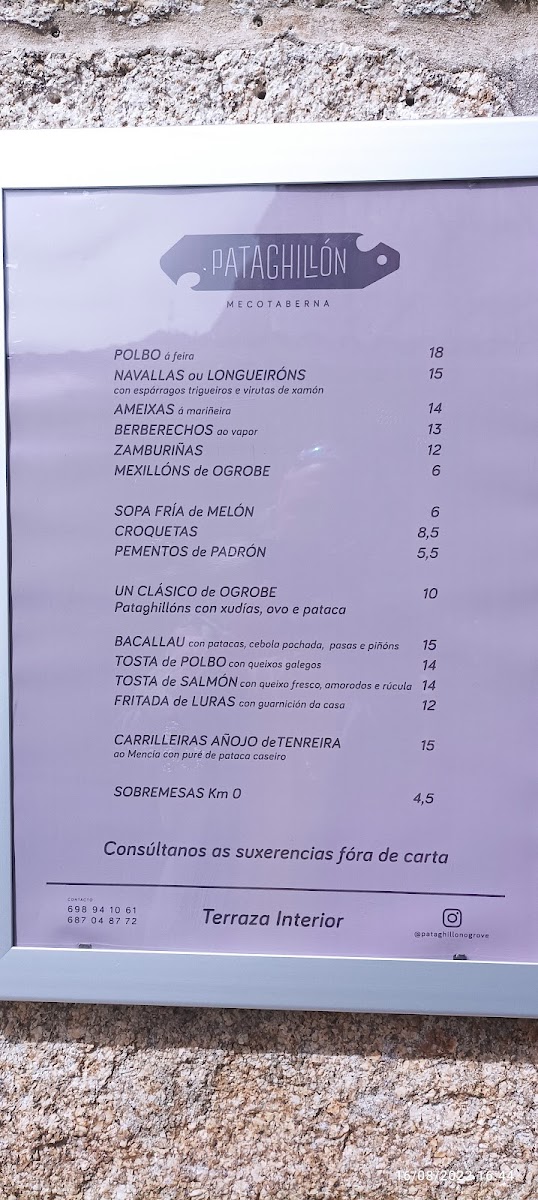 Pataghillón Photo Menu 3