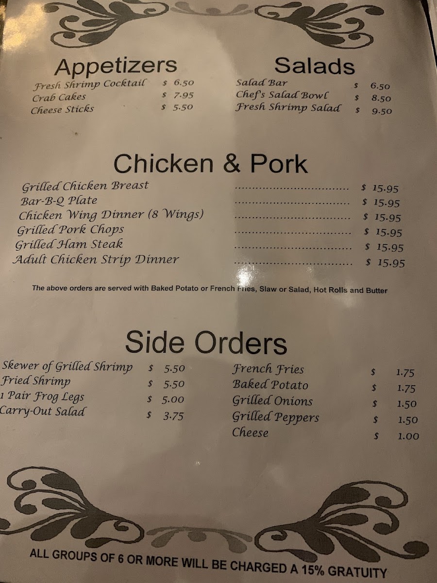 Carolina Restaurant & Steak House Photo Menu 4