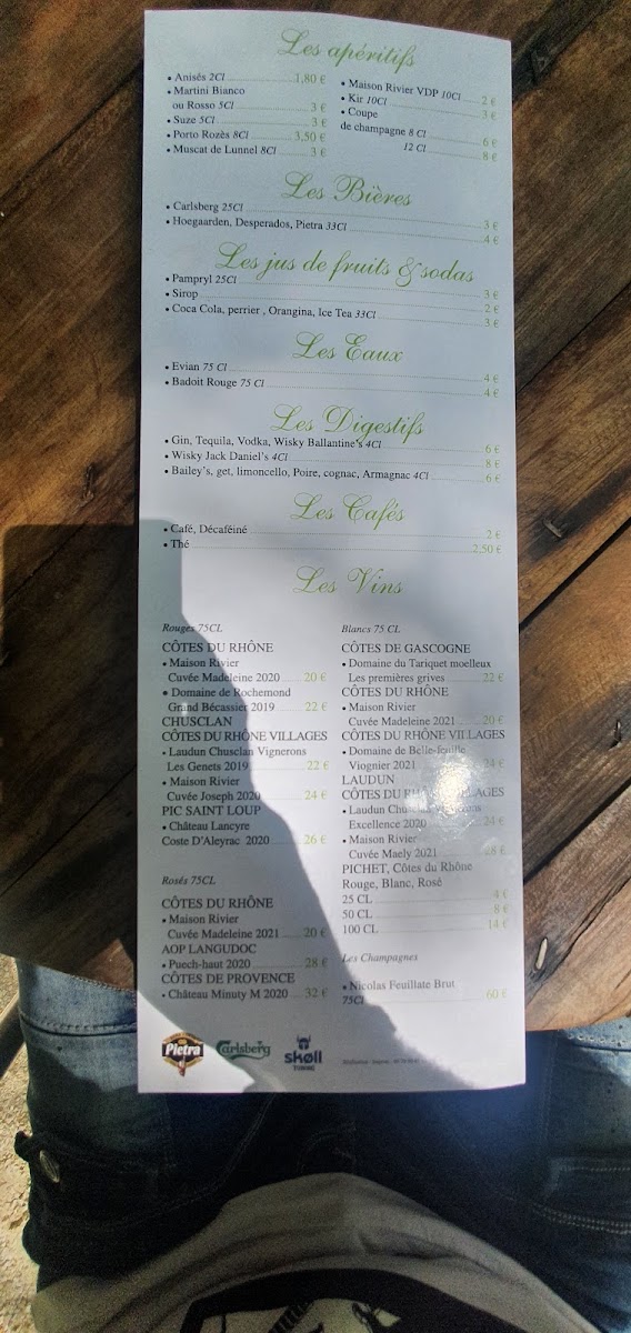 La 16 Guinguette Photo Menu 5