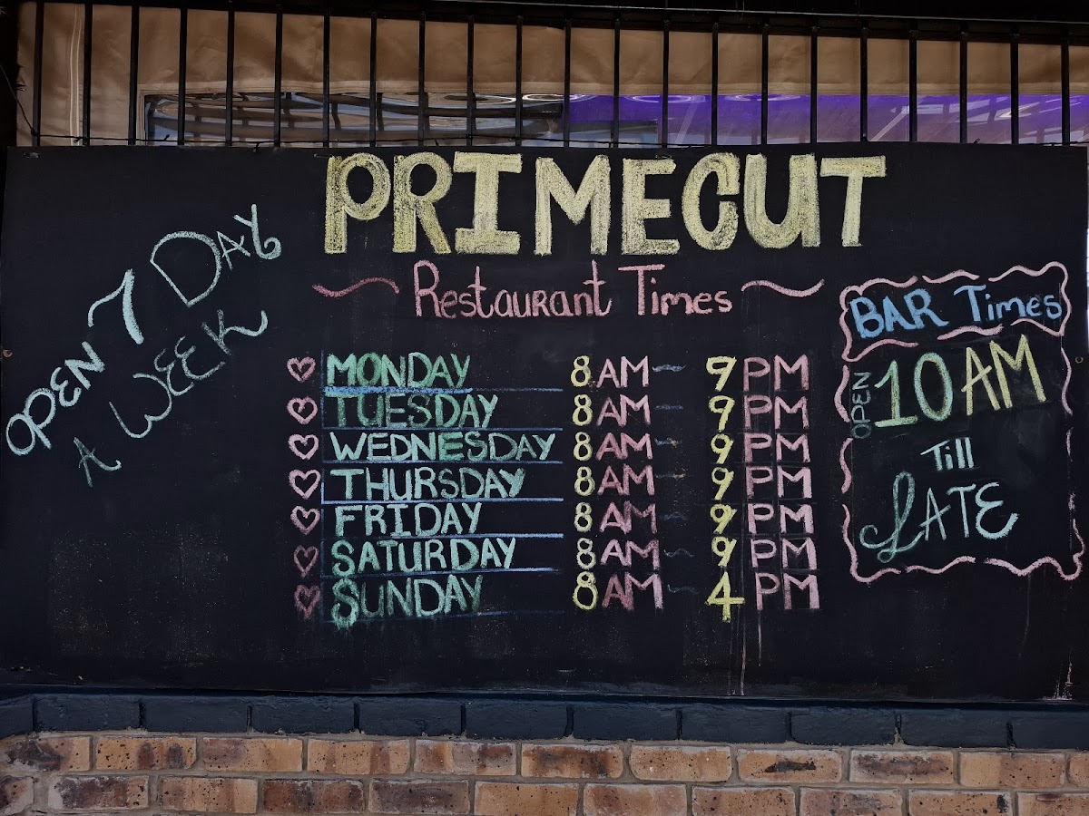 PrimeCut Restaurant Pub and Car Wash Photo Menu 4