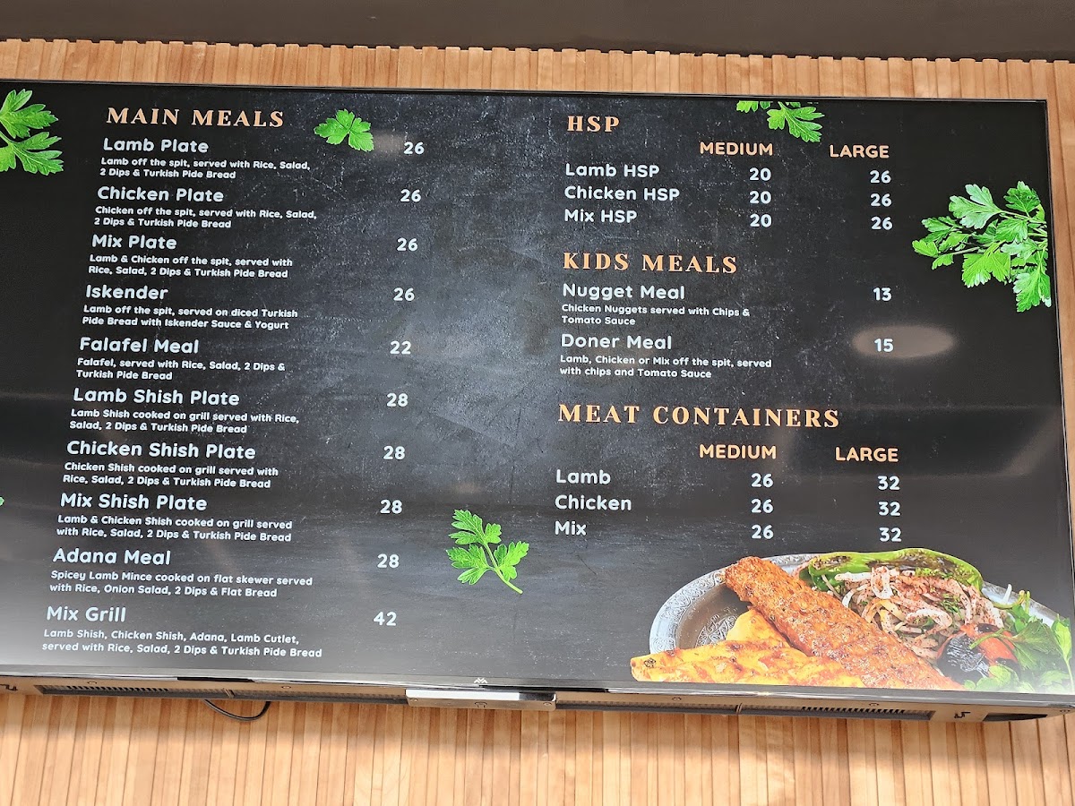 Truganina Kebab House Photo Menu 1