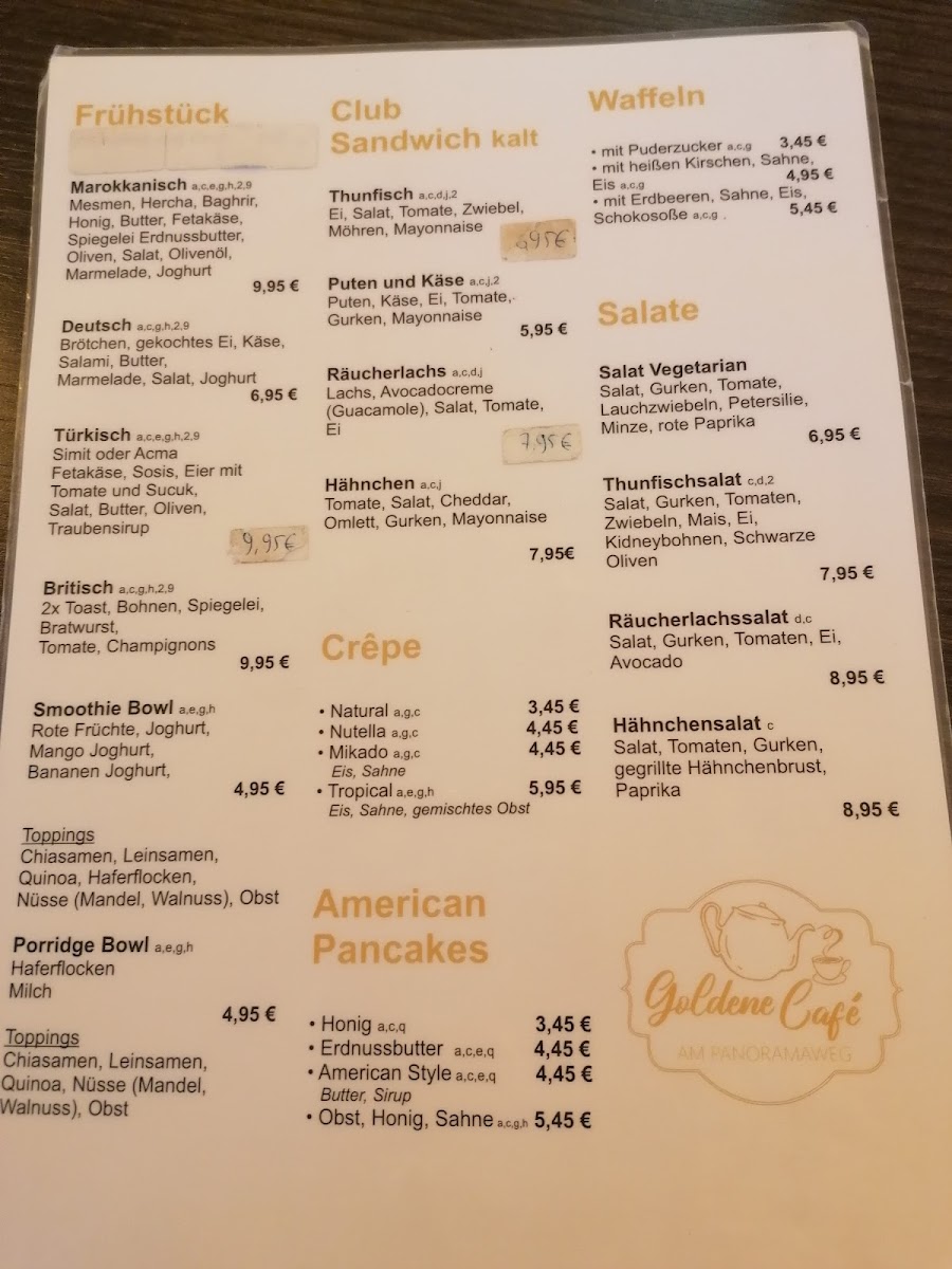 Golden Café Photo Menu 6