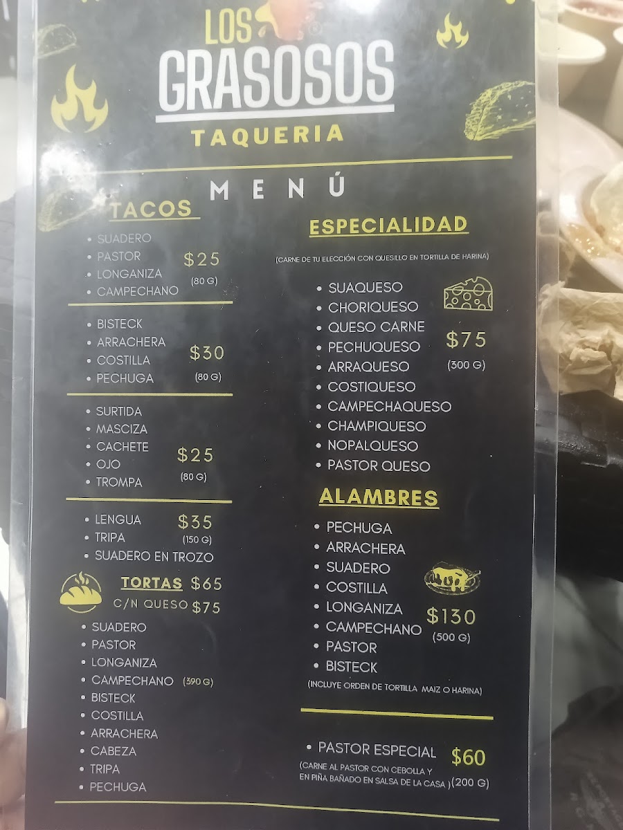 LOS GRASOSOS DE TLALNE Photo Menu 3