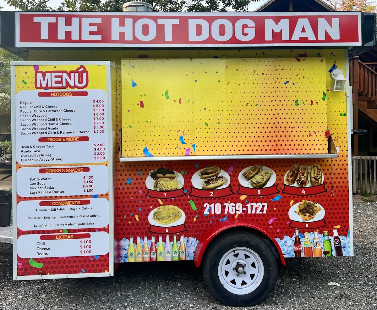 The Hot Dog Man Photo Menu 2